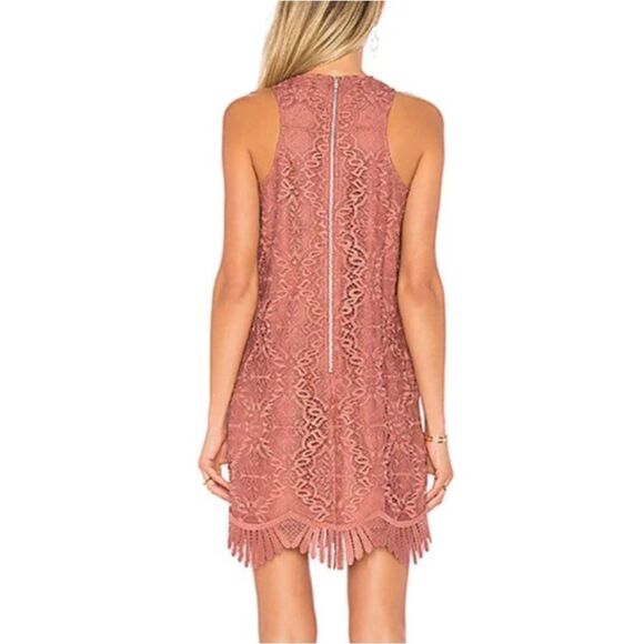 Lovers and friends caspian lace shift dress mauve - Picture 2 of 5